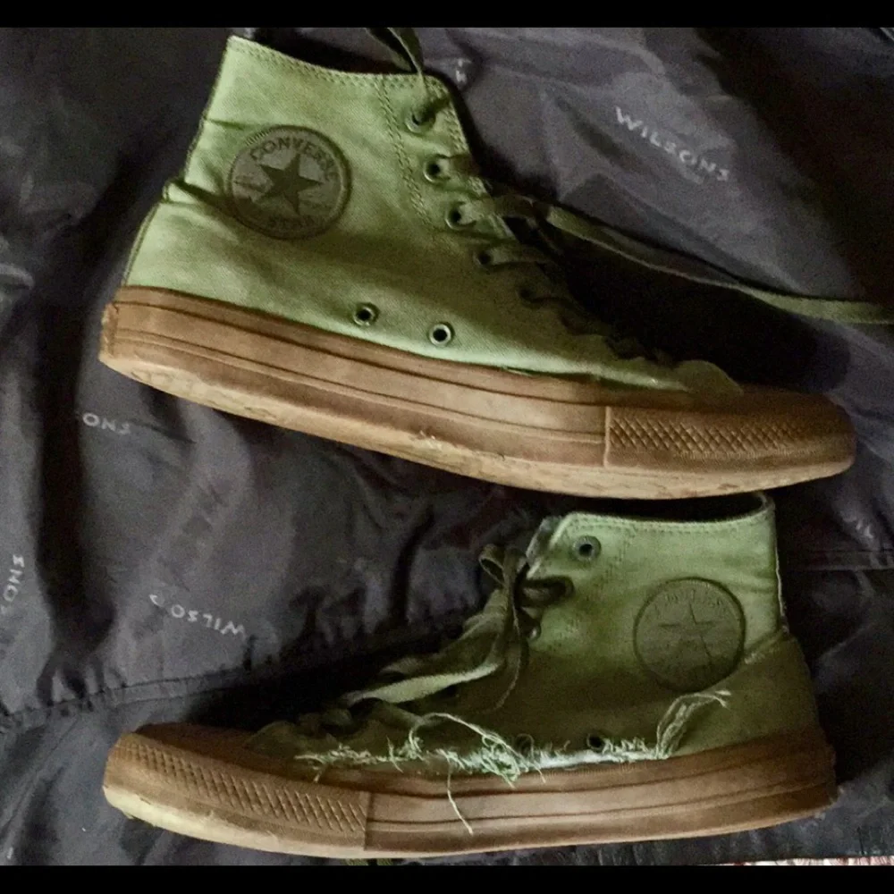 CONVERSE DISTRESSED Allstars CHUCK Taylor  Sz 10 - Picture 2 of 16